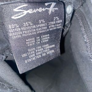 Size 10 FOR ALL MAN KIND / black and slight stretch / never worn!